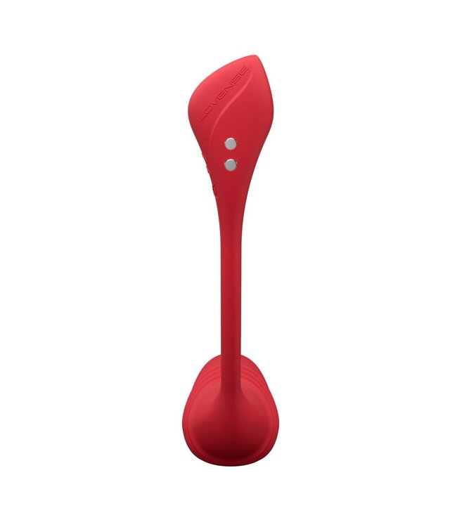 Lovense - Vulse - App-controlled Thrusting Egg Vibrator Red