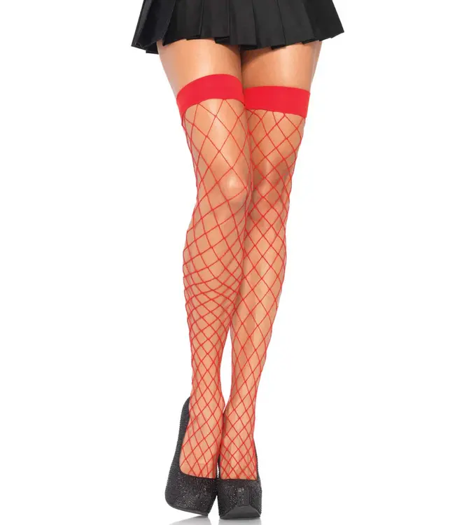 Fence Net Thigh Highs