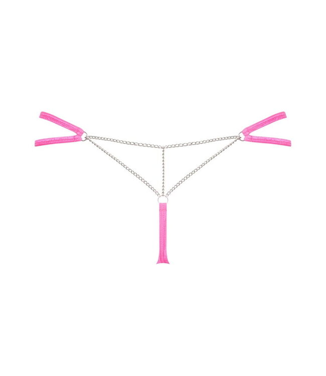 Chainty Thong - Pink - L/XL