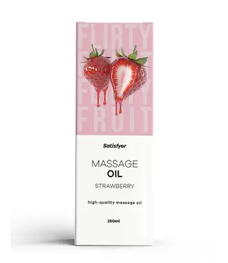 Satisfyer Massage oil - Strawberry