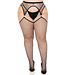 Leg Avenue Net stockings with garterbelt +