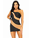 Leg Avenue Spandex Asymmetrical Minidress