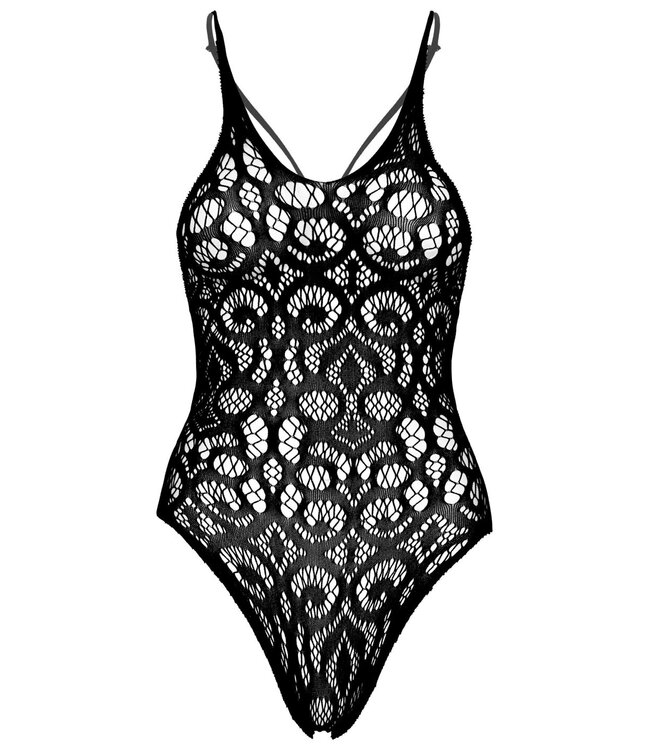 Leg Avenue Seamless scroll lace bodysuit