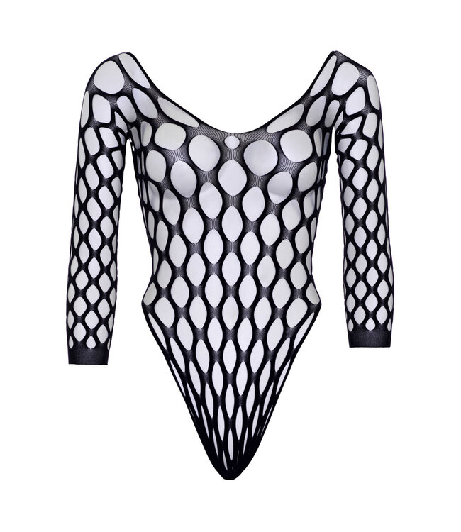 Leg Avenue Pothole net sleeve bodysuit