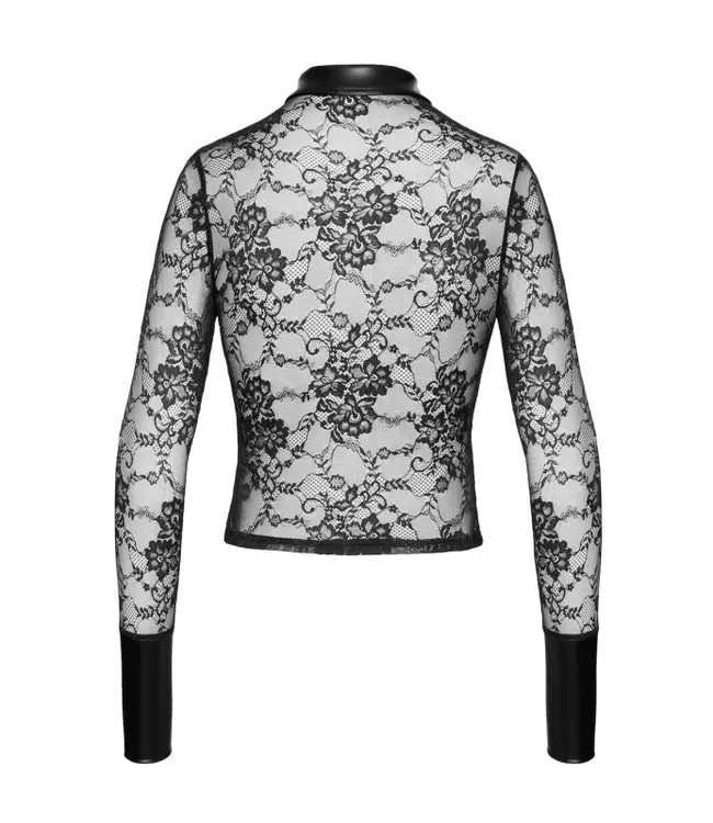 Noirelle Lace Button-up Shirt