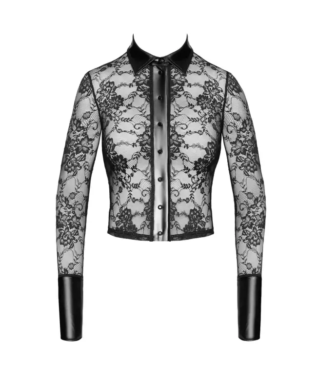 Noirelle Lace Button-up Shirt