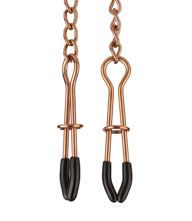 Mr. Steel Tweezer Nipple Clamps Gold
