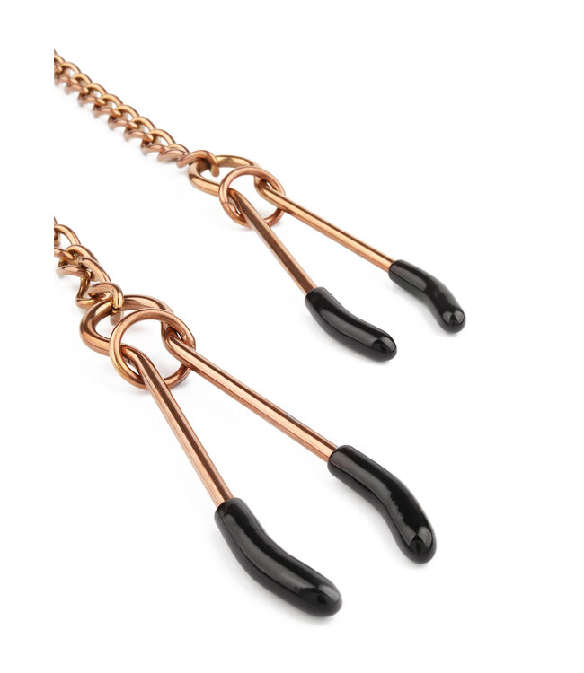 Mr. Steel Tweezer Nipple Clamps Gold