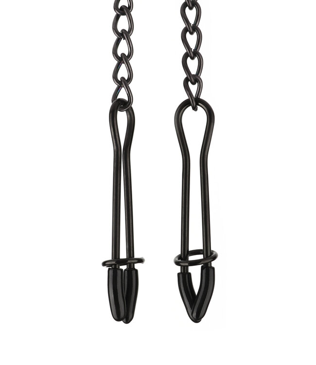 Mr. Steel Tweezer Nipple Clamps Black