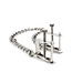 Mr. Steel Press Nipple Clamps With Chain