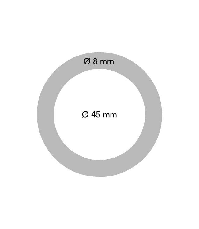 Steel Power Tools Cockring Rvs 8 mm - 45 mm