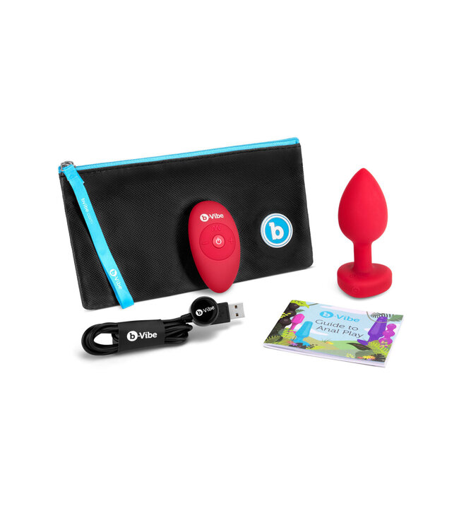 B-Vibe Vibrating Heart Plug M/L
