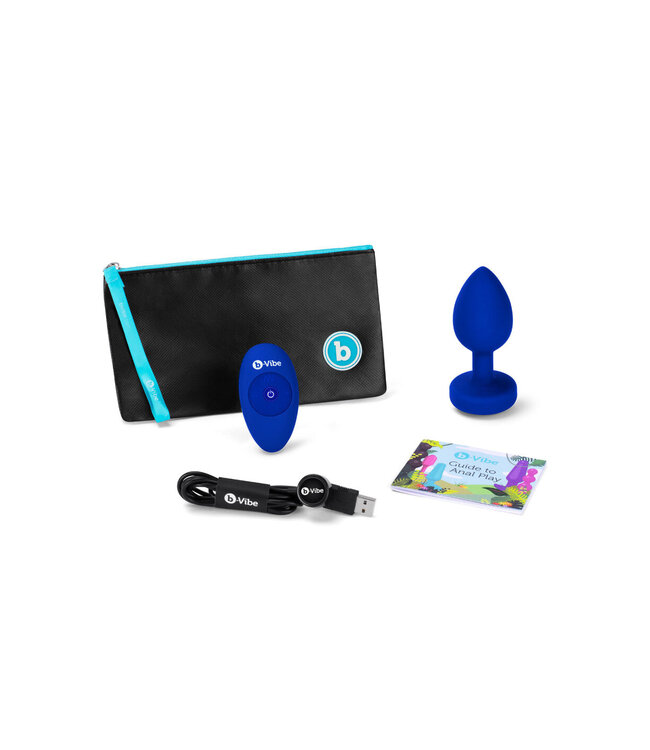B-Vibe Vibrating Jewel Plug L/XL