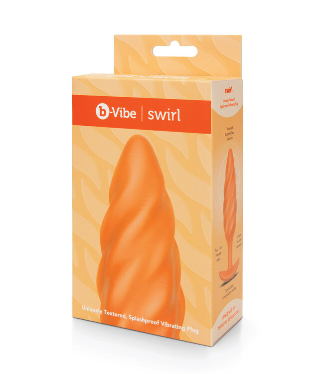 B-Vibe Swirl Texture Plug