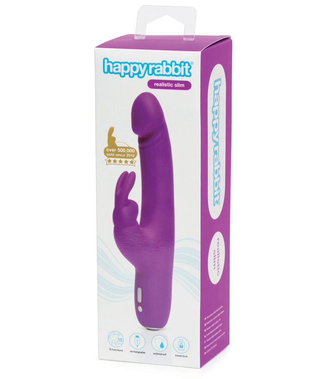 Happy Rabbit Slimline Realistic Vibrator