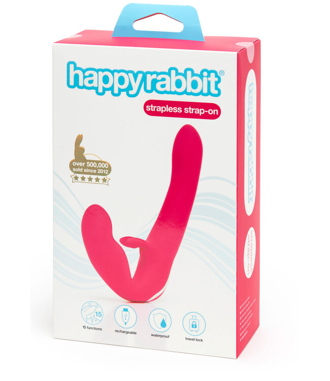 Happy Rabbit Vibrating Strapless Strap-On