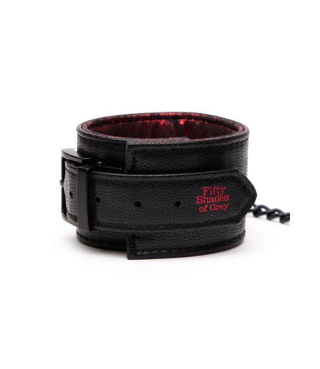 Fifty Shades Of Grey Reverse PU Leather Wrist Cuffs