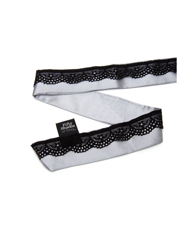 Fifty Shades of Grey Play Nice Satin & Lace Collar & Nipple Clamps