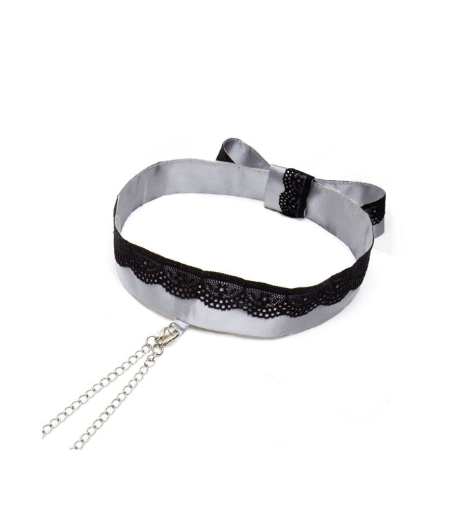 Fifty Shades of Grey Play Nice Satin & Lace Collar & Nipple Clamps