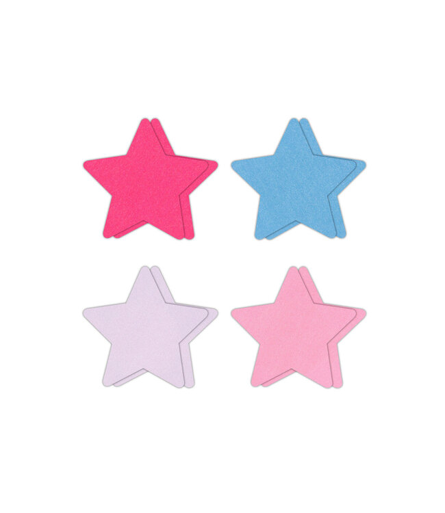 NS Novelties Pretty Pasties Star II Assorted 4 Pair