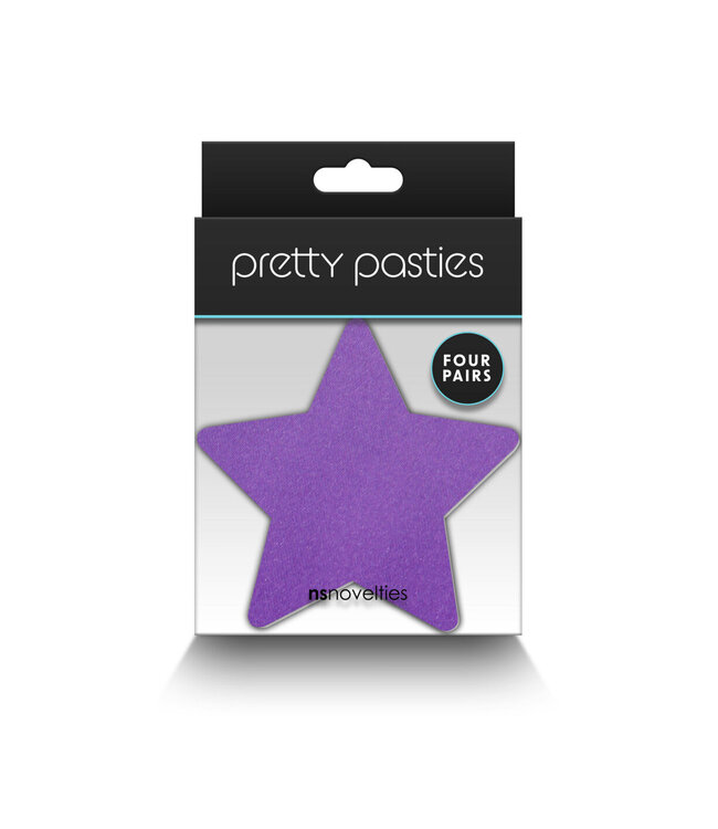 NS Novelties Pretty Pasties Star I Assorted 4 Pair