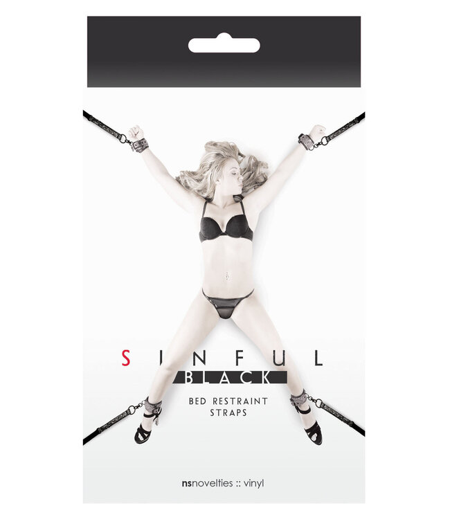 NS Novelties Sinful Bed Restraint Straps