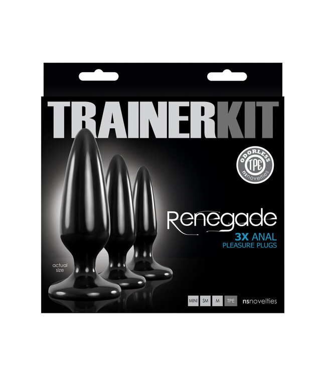 NS Novelties Renegade Pleasure Plug 3pc Trainer Kit