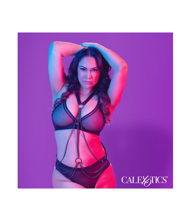 CalExotics Euphoria Collection Plus Size Multi Chain Harness