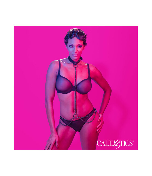 CalExotics Euphoria Collection Chain Halter/Collar & Leash