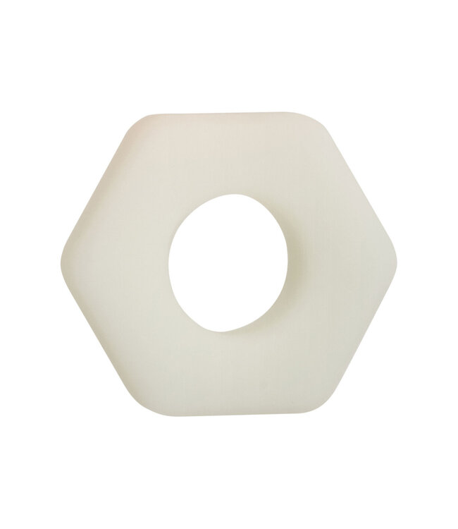 CalExotics Alpha Glow-In-The-Dark Liquid Silicone Prolong Sexagon Ring