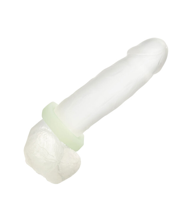 CalExotics Alpha Glow-In-The-Dark Liquid Silicone Prolong Sexagon Ring
