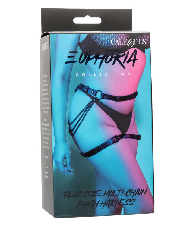 CalExotics Euphoria Collection Plus Size Multi Chain Thigh Harness