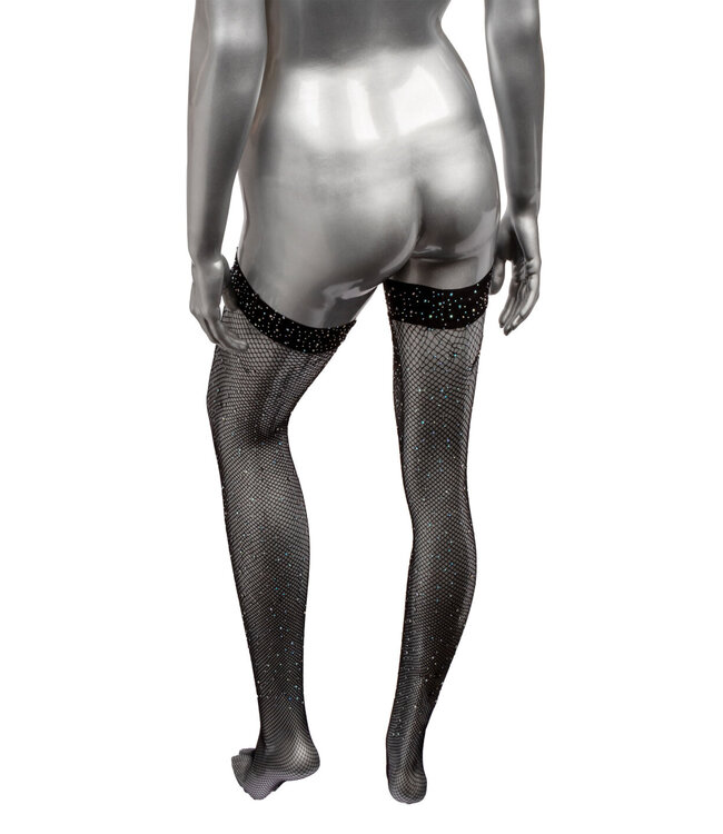 CalExotics Radiance Plus Size Thigh High Stockings