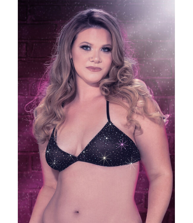 CalExotics Radiance Plus Size Triangle Bikini Top