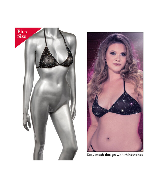 CalExotics Radiance Plus Size Triangle Bikini Top