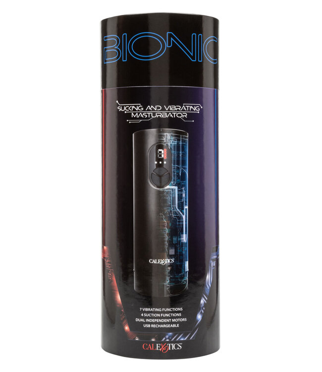 CalExotics Bionic Sucking and Vibrating Masturbator