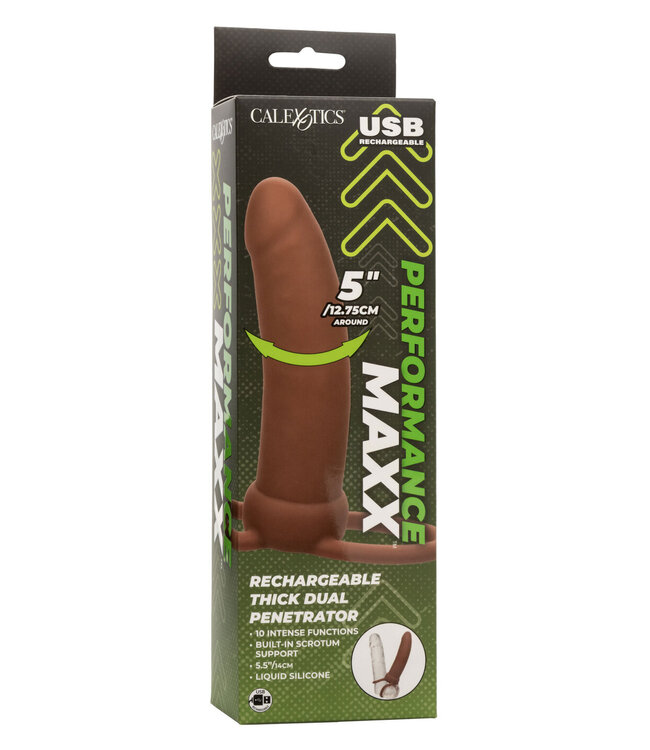 CalExotics Performance Maxx Rechargeable Thick Dual Penetrator
