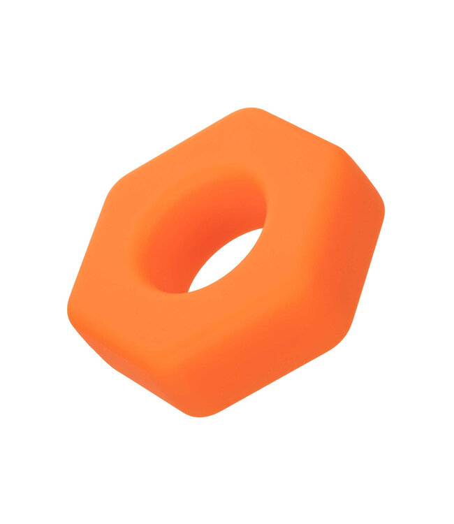 CalExotics Alpha Liquid Silicone Prolong Sexagon Ring