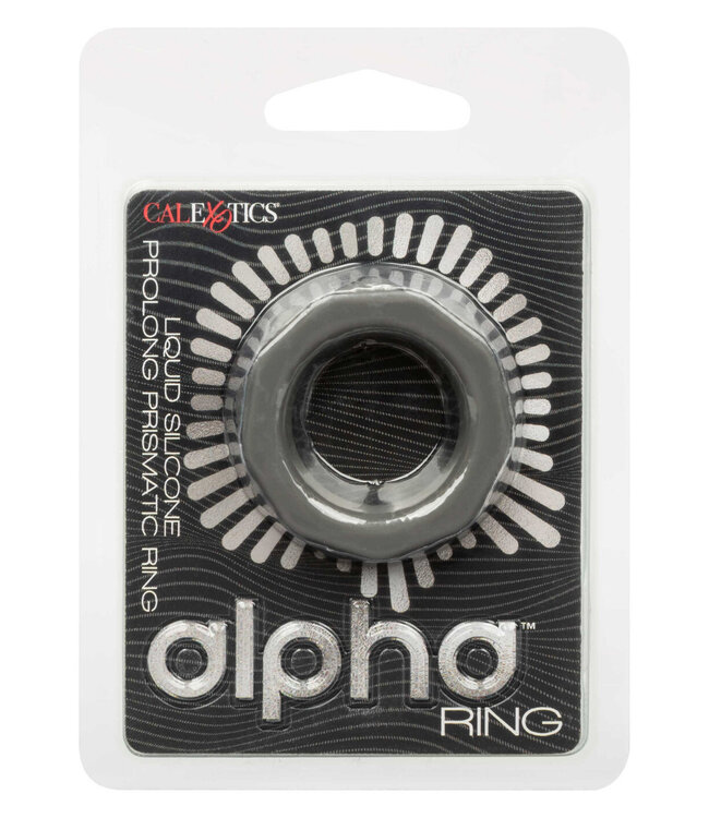 CalExotics Alpha Liquid Silicone Prolong Prismatic Ring