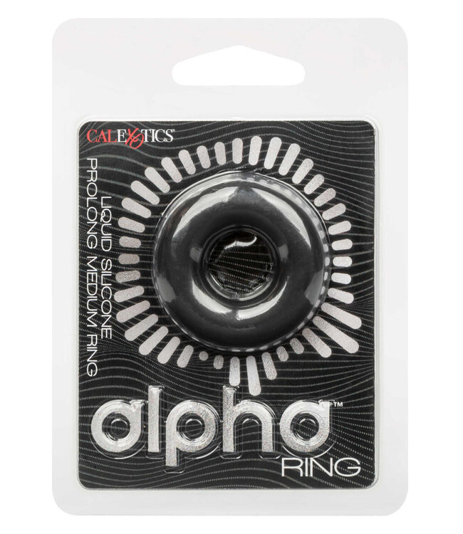 CalExotics Alpha Liquid Silicone Prolong Medium Ring