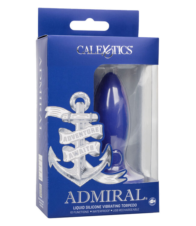 CalExotics Admiral Liquid Silicone Vibrating Torpedo