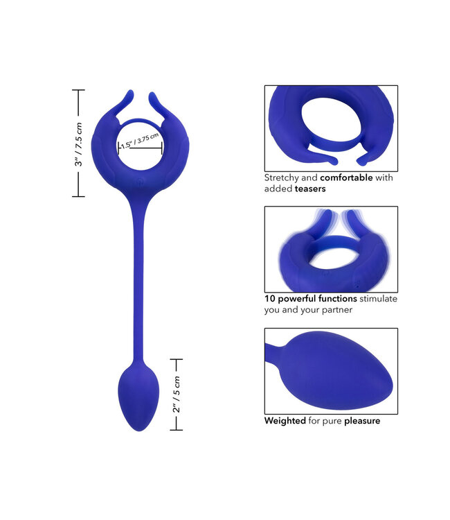 CalExotics Admiral Plug and Play Weighted Cock Ring