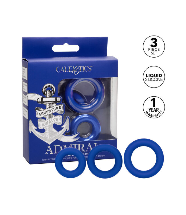 CalExotics Admiral Universal Cock Ring Set