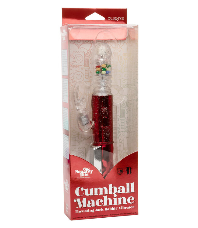 CalExotics Naughty Bits Cumball Machine Thrusting Jack Rabbit Vibrator