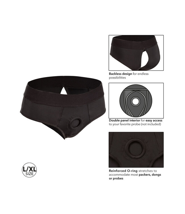 CalExotics Her Royal Harness Backless Brief L/XL