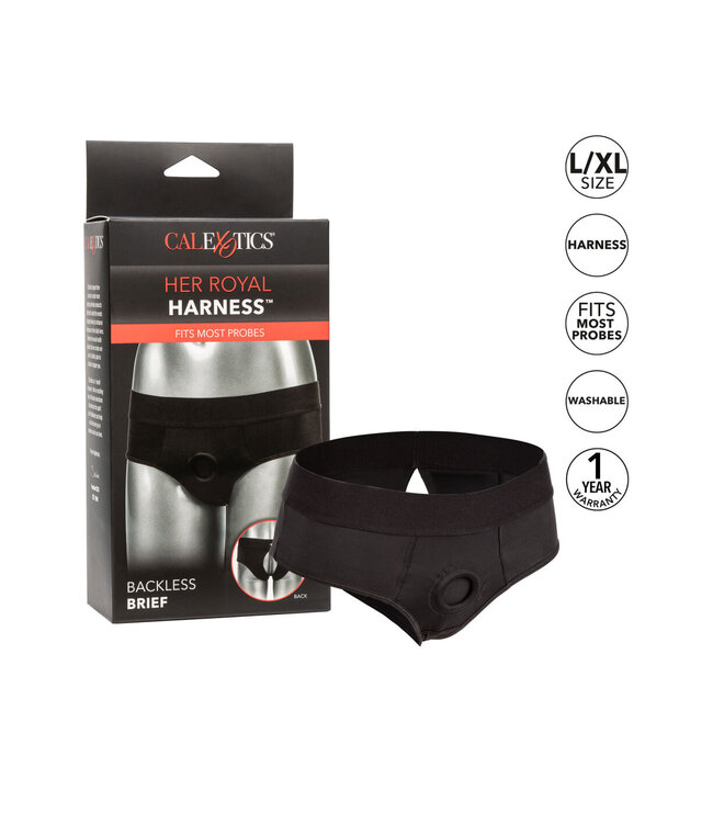 CalExotics Her Royal Harness Backless Brief L/XL