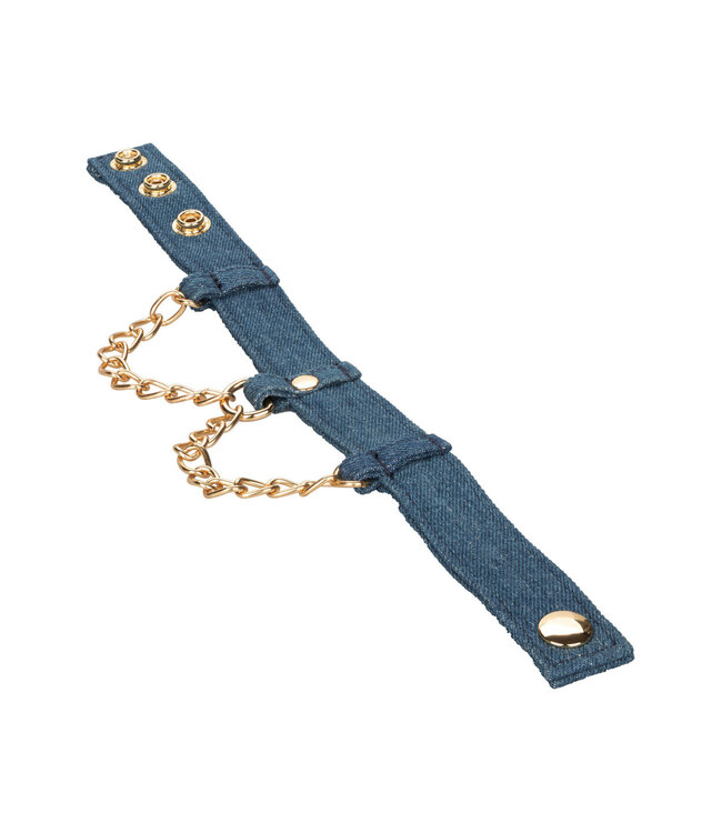 CalExotics Ride 'em Premium Denim Collection Ankle Cuffs