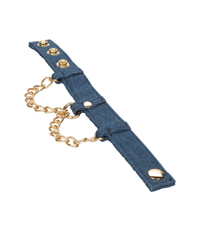 CalExotics Ride 'em Premium Denim Collection Wrist Cuffs
