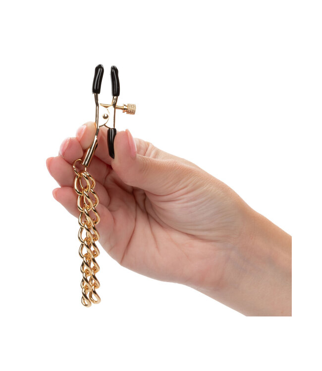 CalExotics Ride 'em Premium Denim Collection Nipple Clamps