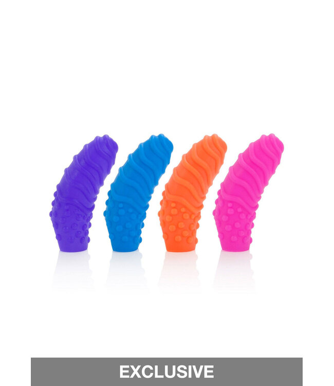 CalExotics Intimate Play Silicone Finger Swirls